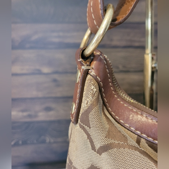 Coach Brown and Tan Crossbody Bag - Picture 14 of 14